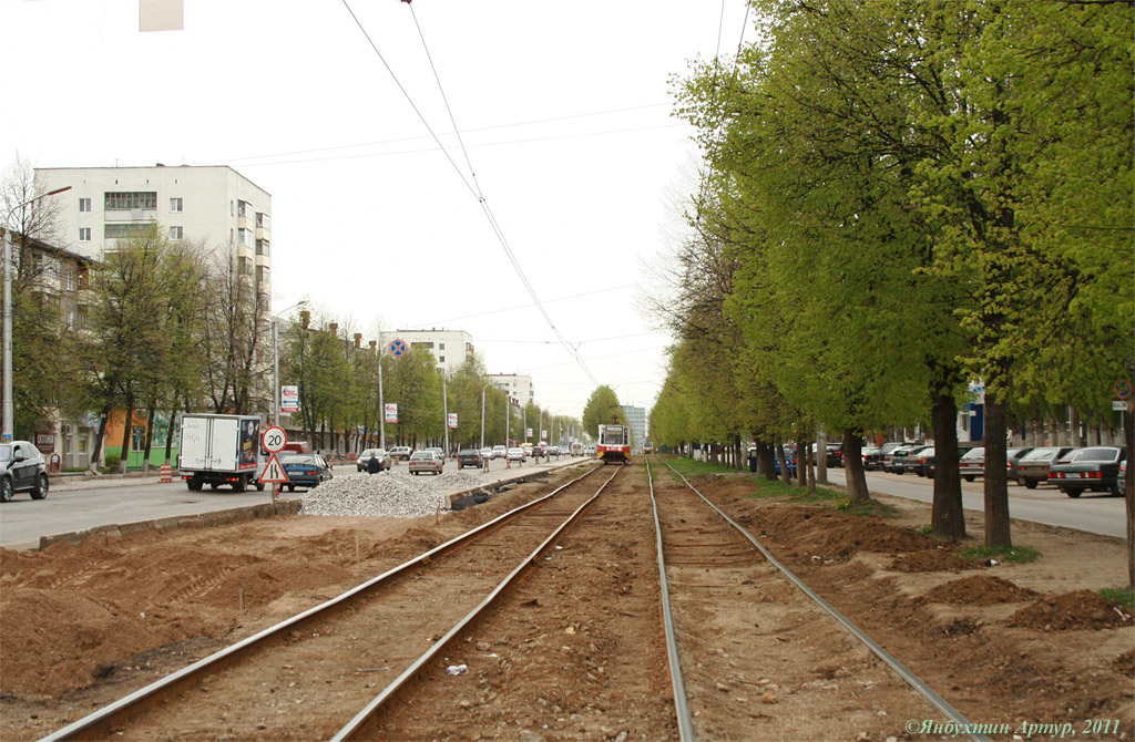 Уфа — Ремонты и реконструкции трамвайных линии; Уфа — Трамвайная сеть — юг