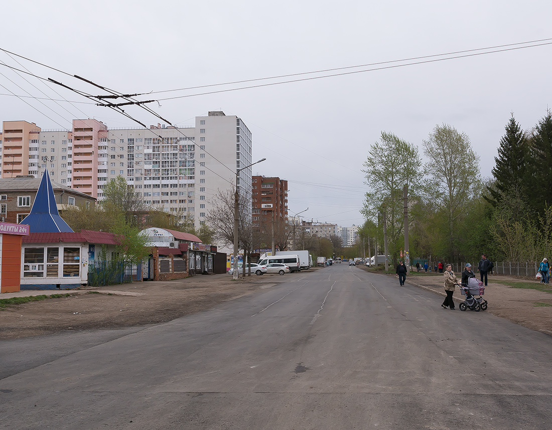 Уфа — Законсервированные троллейбусные линии; Уфа — Троллейбусная сеть — север