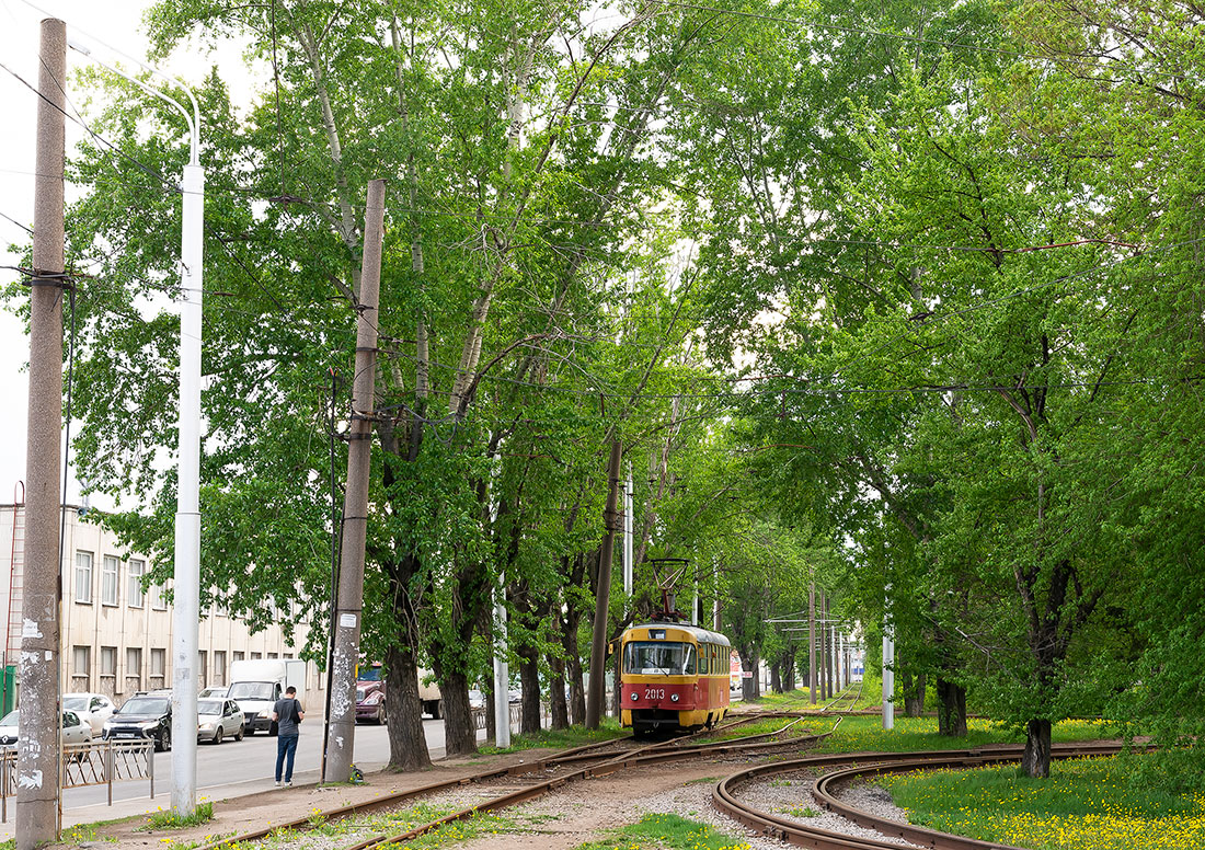 Уфа, Tatra T3SU № 2013; Уфа — Конечные станции и разворотные кольца (трамвай)