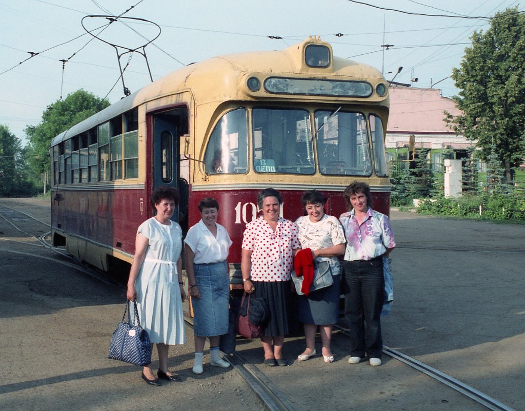 Уфа — Исторические фотографии; Работники электротранспорта