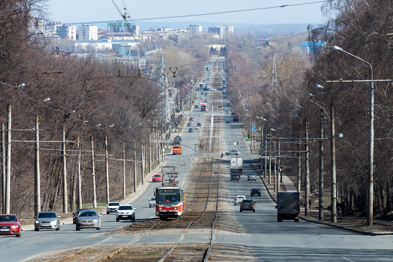 Уфа — Трамвайная сеть — север; Уфа — Троллейбусная сеть — юг