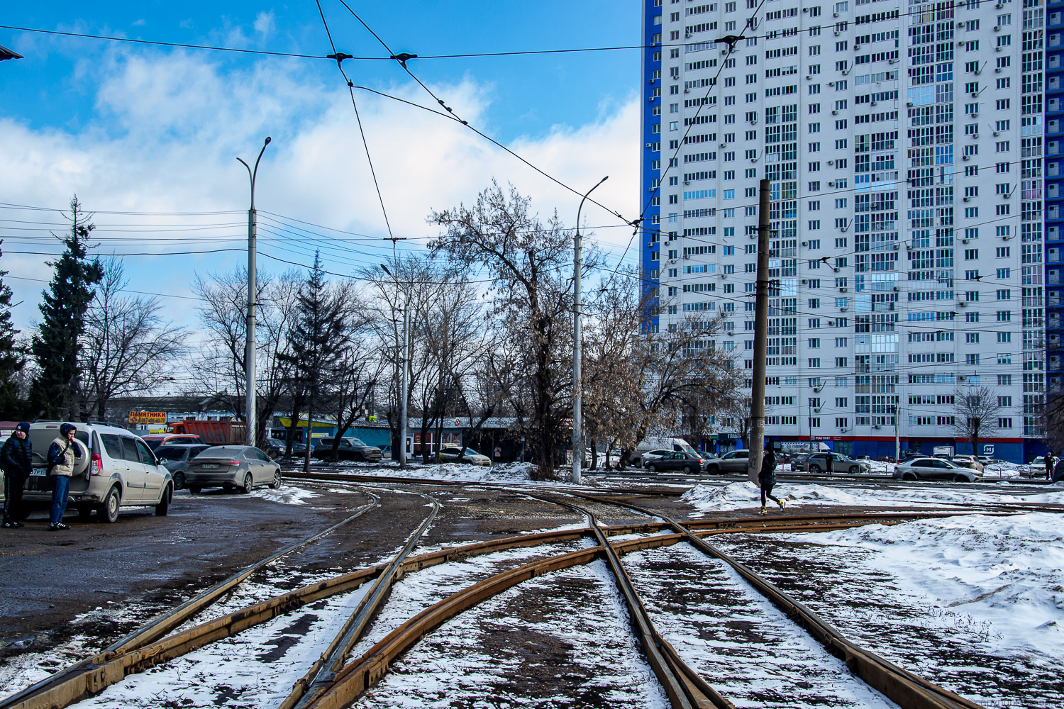 Уфа — Конечные станции и разворотные кольца (трамвай); Уфа — Трамвайная сеть — север